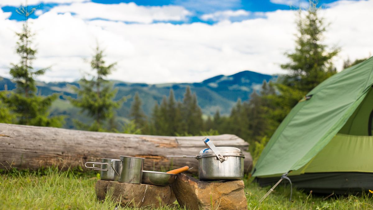 ALPINUS aluminiowy chwytak turystyczny do garnków